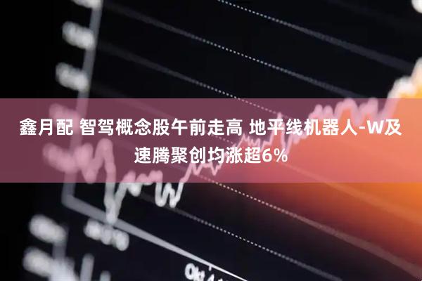 鑫月配 智驾概念股午前走高 地平线机器人-W及速腾聚创均涨超6%