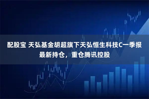 配股宝 天弘基金胡超旗下天弘恒生科技C一季报最新持仓，重仓腾讯控股