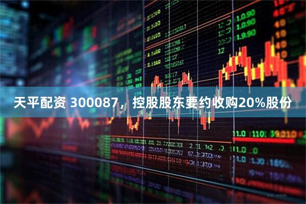 天平配资 300087，控股股东要约收购20%股份